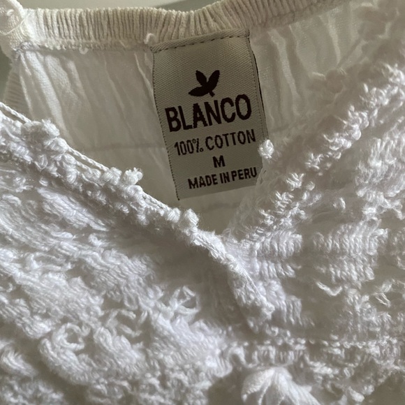 100% Cotton White Beach Dress - Picture 5 of 7